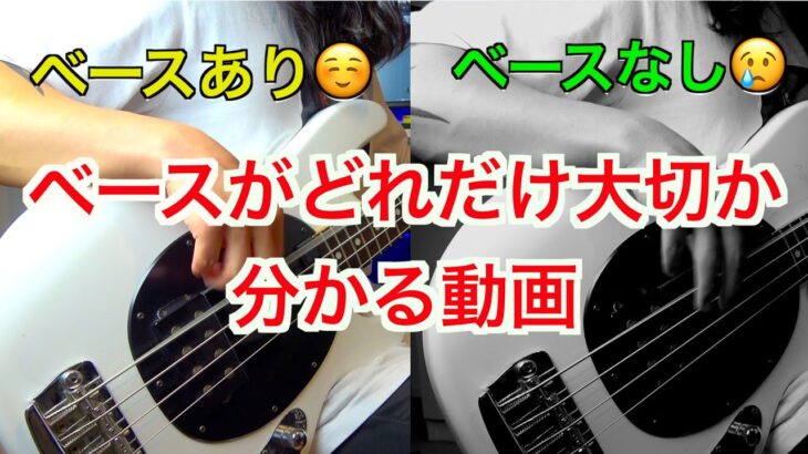 ベースの大切さが分かる動画【ベース必要ないって言う人に観せてみて】