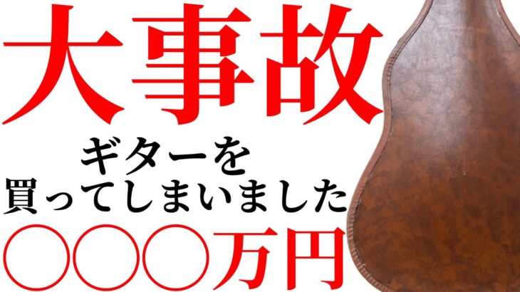 【口座残高3万円】○○○万円のギターを買ってしまいました