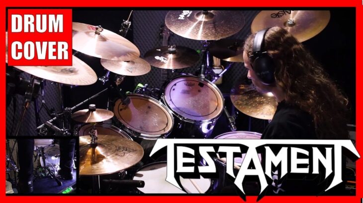 TESTAMENT drum cover – Into the pit
