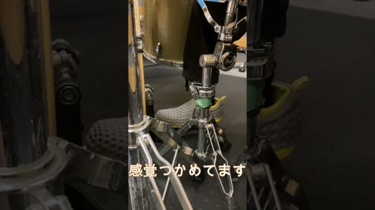 バスドラムダブル跳ねてみた！（大阪市淀川区前田ドラム教室）