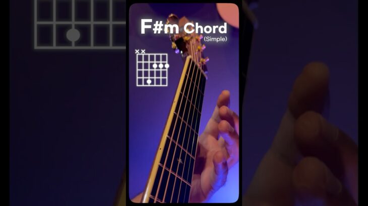 How to play the F#m Chord 2 ways on Guitar | Easiest Beginner Free Online Guitar Lessons