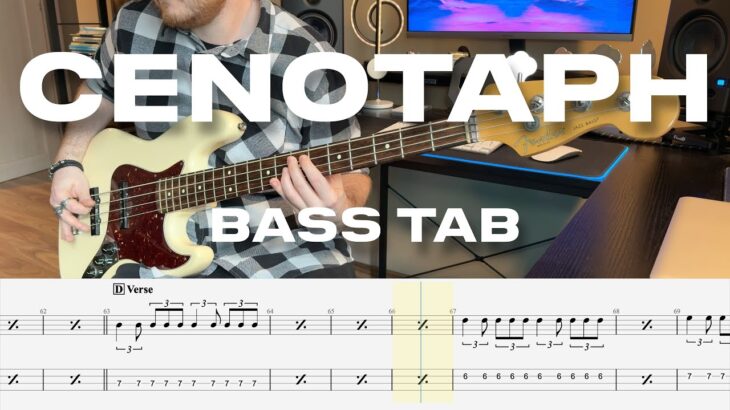 Ghost – Cenotaph // Bass Cover // Play Along Tab and Notation