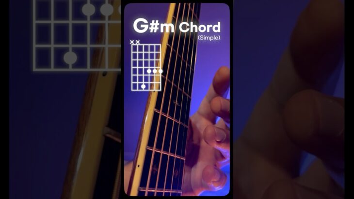 How to play the G#m Chord 2 ways on Guitar | Easiest Beginner Free Online Guitar Lessons