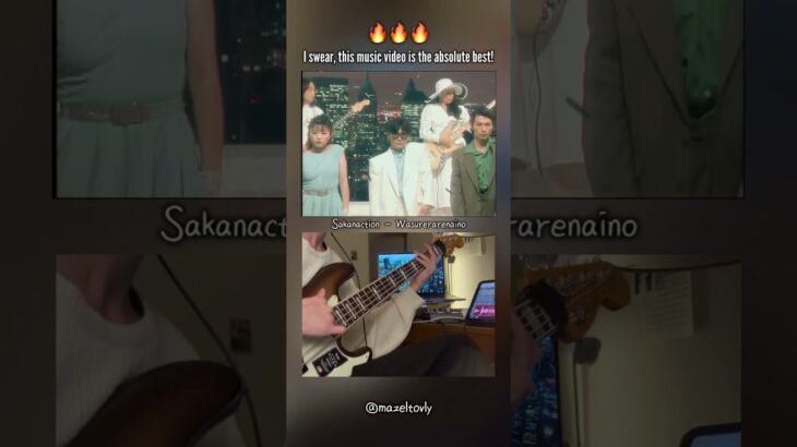 Sakanaction – Wasurerarenaino Bass cover (忘れられないの)