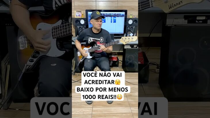Conhece o Jazz Bass 4 Cordas WINNER WJB4 Custo Benefício para INICIANTES 2025?