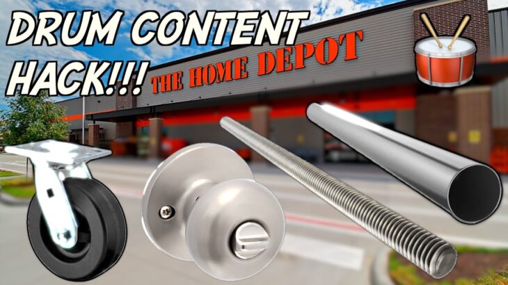 My Secret Weapon for Drum Content… Is Home Depot.