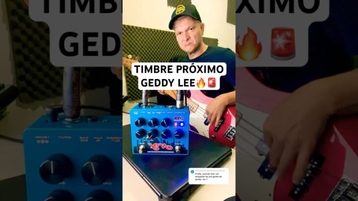 Som PRÓXIMO Geddy Lee Rush com Bass Preamp NY DMT #basstuberesponde