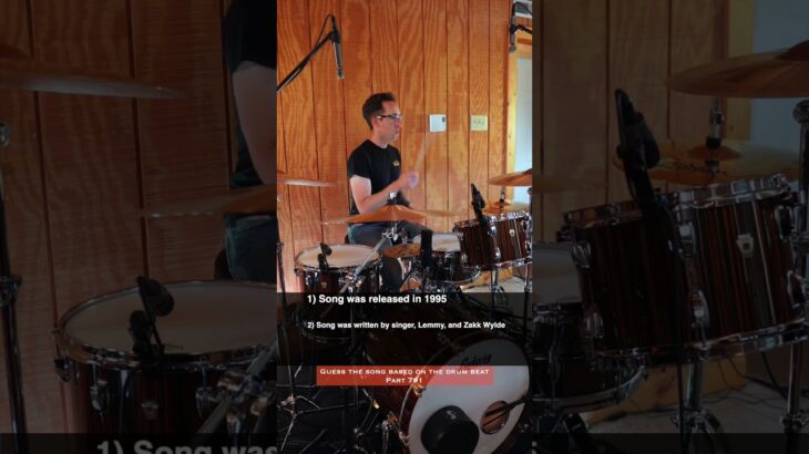 Can you guess this song based on the drum beat? Part 791 #drums #shorts #guessthesong #guessthetune