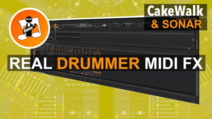 Create a Real Drumner Style Midi Drum beat in Cakewalk Sonar and Cakewalk by Bandlab