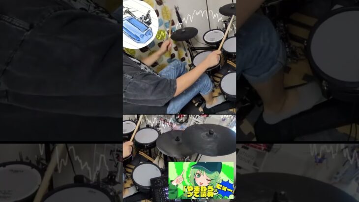 【暁Records】KAPPAYAPPAドラム叩いてみた。drumcoverS