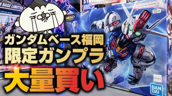 新作&限定ガンプラをガンダムベースで大量買いしてきた