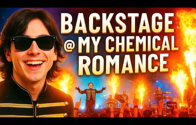 Backstage @ My Chemical Romance – Seattle – FIRST SHOW!