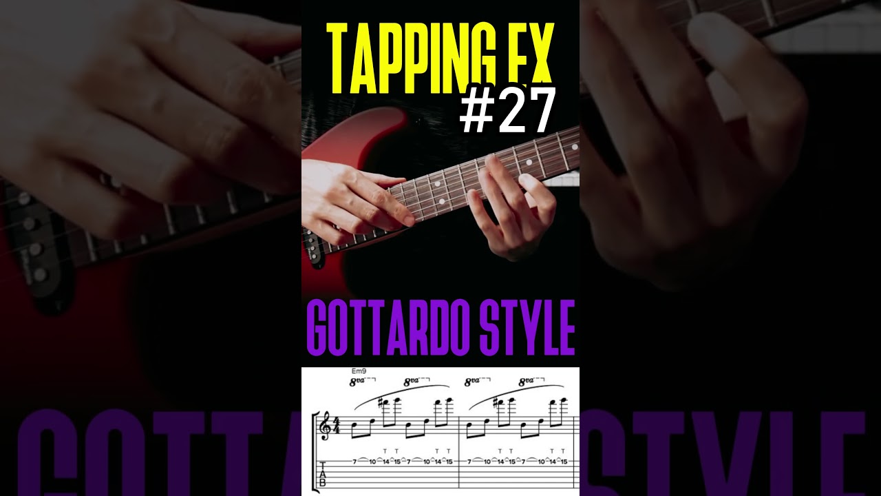 🎸 Tapping Workout | Modern Shred Fusion Style ⚡ (1/3) #Guitar #Tapping #Shred