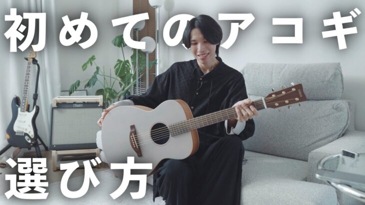 初めてアコースティックギターを買う前に見る動画【予算5万円】