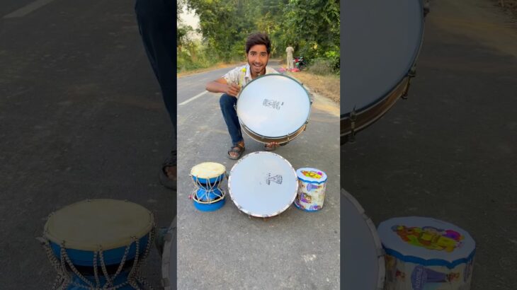 Big Drum vs small drum set | Dhulok and tabla 😍 #shortsfeed