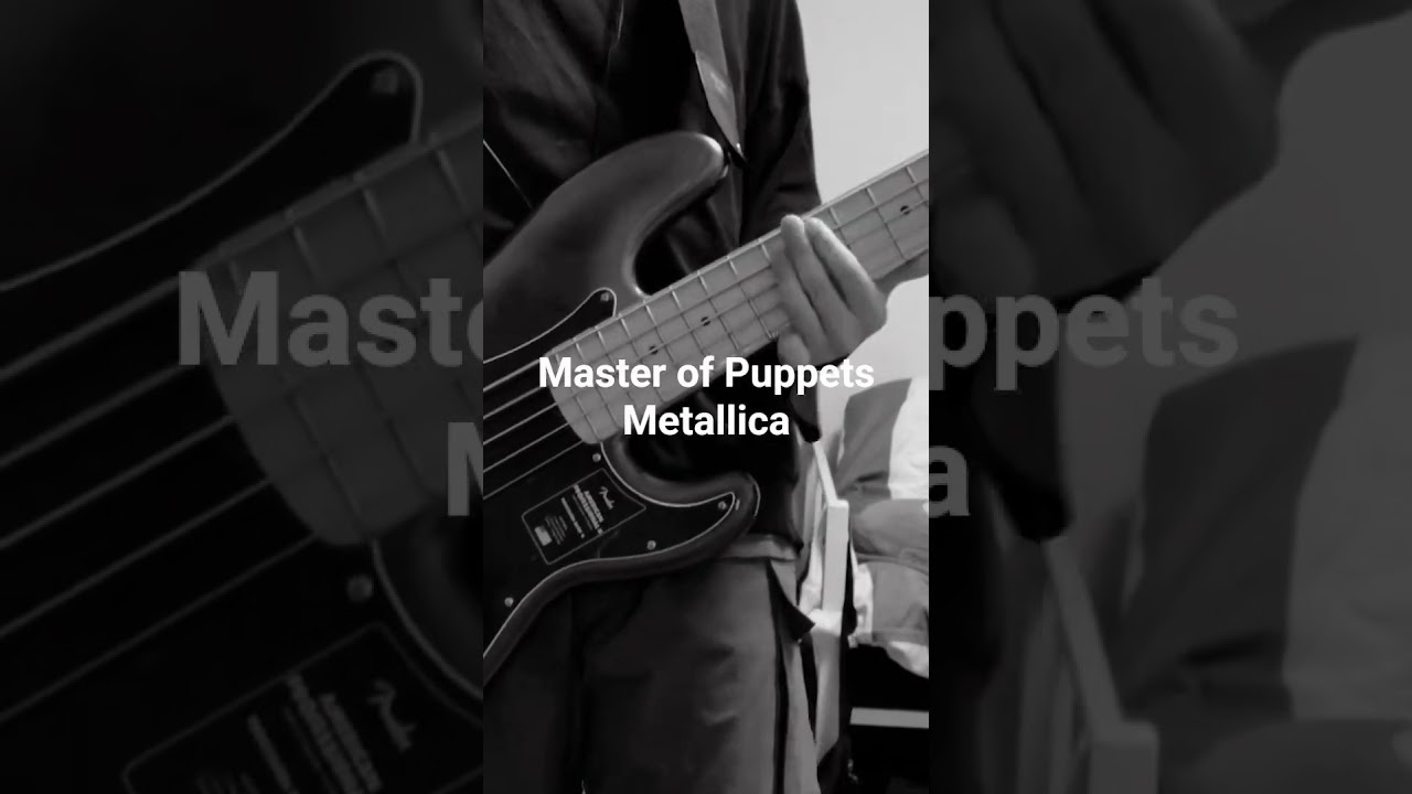 Master of Puppets / Metallica #masterofpuppets #metallica #ベース #弾いてみた #ベース弾いてみた #bass #basscover