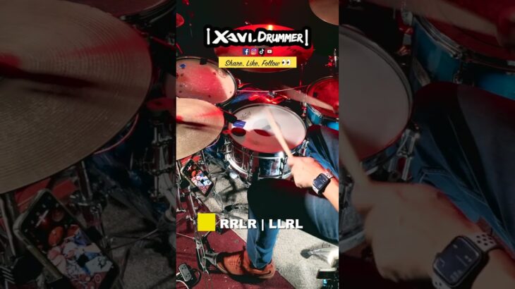 Paradiddles Inversion 2 – Drop a 🧠 in the comments #xavidrummer #drum #drumlife #drumlessons