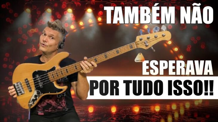 REALMENTE ACERTARAM BONITO NESTE CONTRABAIXO JAZZ BASS BENSON HARDY 5S