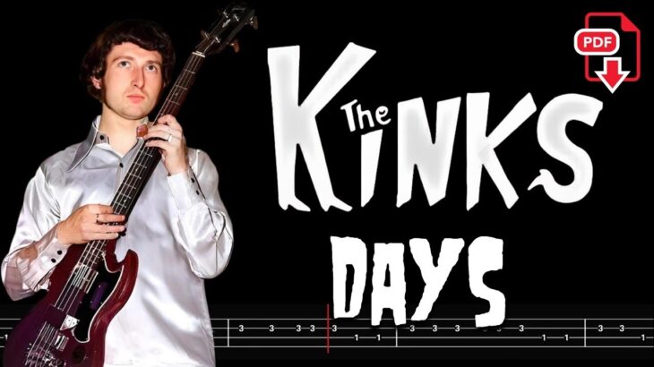The Kinks – Days (🔴Bass Tabs | Notation) @ChamisBass #chamisbass #thekinksbass