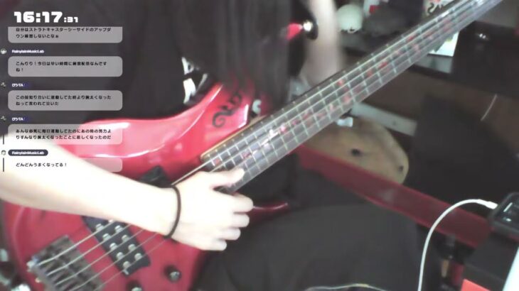 【#ベース練習】課題曲１１中級の練習頑張る！ベース歴約5ヶ月！