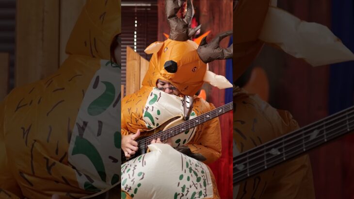 鬼畜スラップでクリスマスソング弾いたらクリスマス感なくなった#ぴんはげ #pinkhage #ベース #bassplayer #クリスマス #alliwantforchristmasisyou