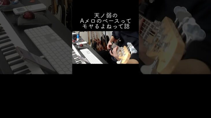 天ノ弱のベースって演奏するとモヤるよね　#164 #天ノ弱 #ベース