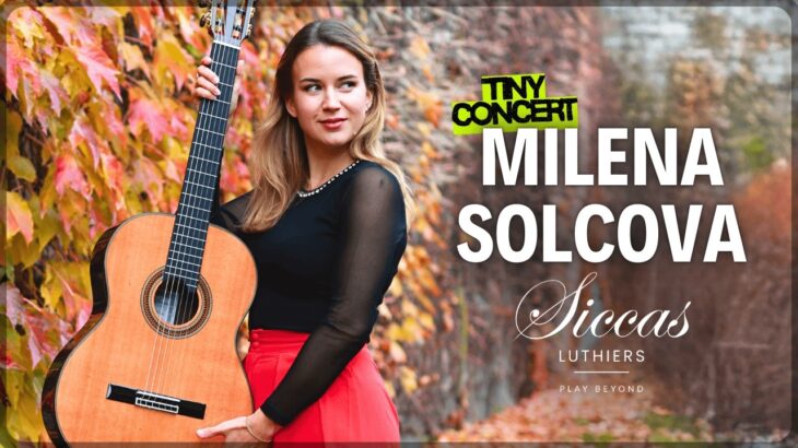 MILENA ŠOLCOVÁ – Classical Guitar Concert 2026 on Siccas Luthiers | Piazzolla, Fellow, Hapka
