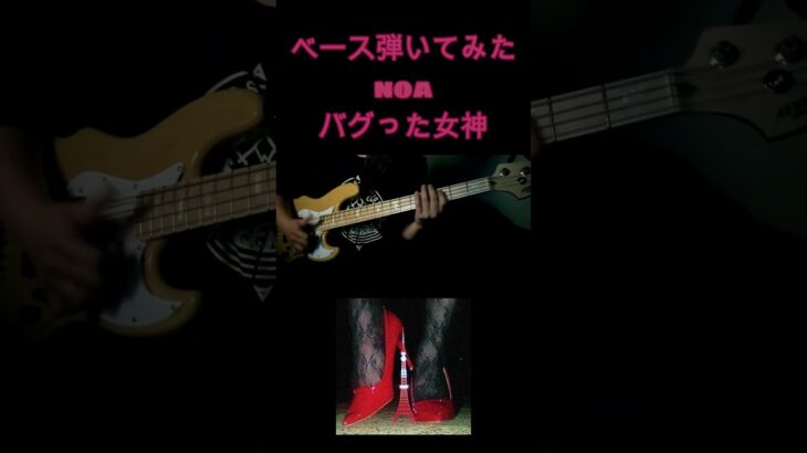 #乃紫 (noa) / バグった女神  #ベース弾いてみた  #slapbass   #cover