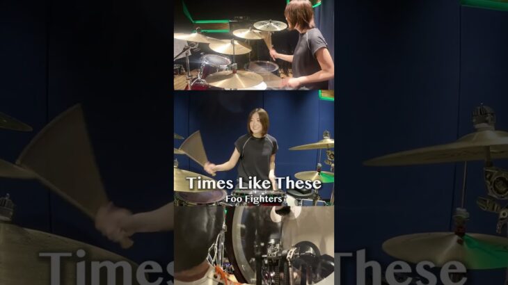Foo Fighters – Times Like These /Drum Cover🥁 #shorts #yukafukaya #ドラム #叩いてみた