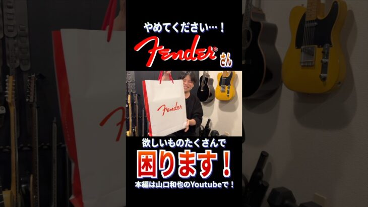フェンダーグッズ、30,000円分 購入しました。