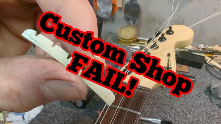 ANOTHER Viewer’s Guitar! USA Custom Shop Charvel SHRED MACHINE. Fret level and nut work.