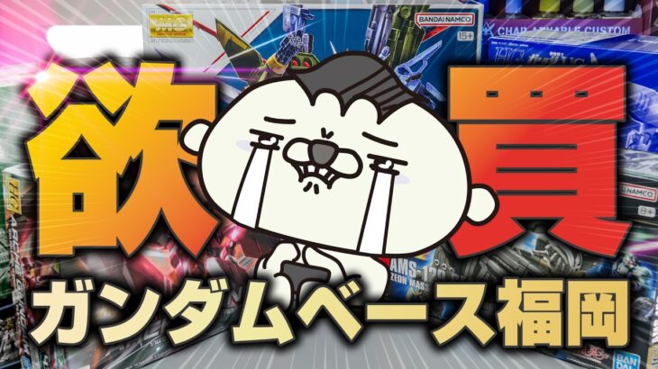 これがガンダムベースガチャ！？無計画にガンダムベース福岡に欲買いしに行った結果、遂にあのガンプラが！！