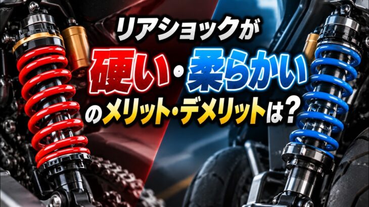 リアショックの硬さのメリット・デメリットは？他【ホワイトベースラジオ第37回】