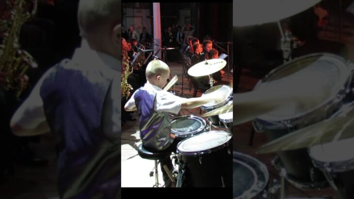 Drum Solo – Соло на барабанах – Барабанщик Даниил Варфоломеев 9 лет c оркестром “Little Band”