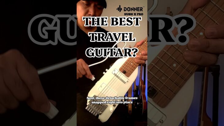 Is This the ULTIMATE Travel Guitar? Donner HUSH-X Pro Unboxing & Iconic Solo Demos (TABS Included!)