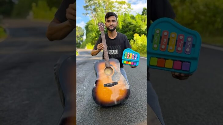 Small Piano Vs Yamaha F280 Acoustic Guitar Unboxing 🎸