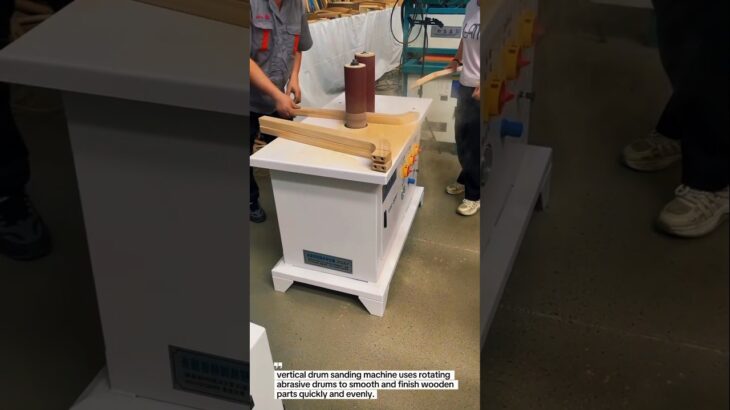 This Wood Sanding Machine Is Incredible! | Vertical Drum Sander for Woodworking #woodworking