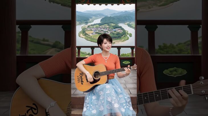 😊北国の春  –   ギター演奏,   #北国の春#ギター演奏