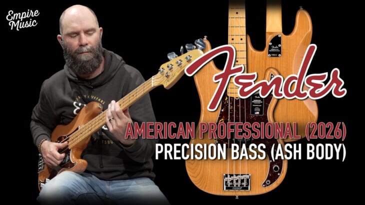 FIRST LOOK – Fender American Professional Precision Bass – Ash Body (2026) | EMPIRE MUSIC