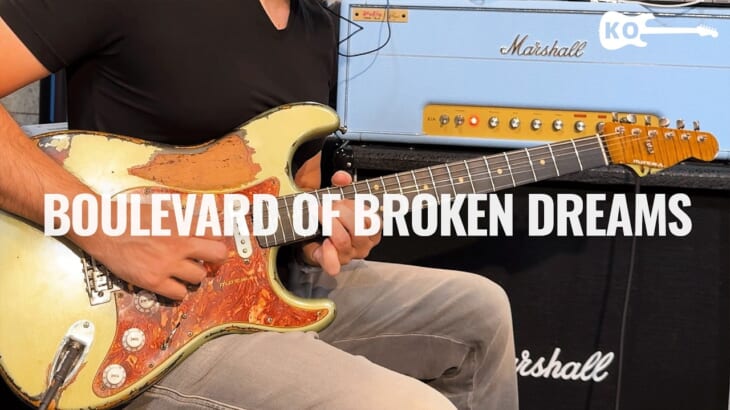 Green Day – Boulevard of Broken Dreams – Electric Guitar Cover by Kfir Ochaion – Marshall ‘dookie’