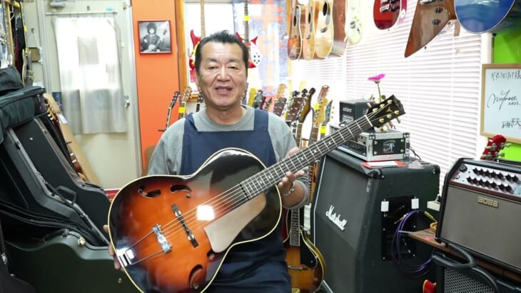 K.yairi RP-1 国産ピックギターです