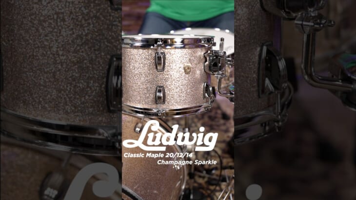 Ludwig Classic Maple Drum Set 20/12/14 – Champagne Sparkle (L84023AX0C)