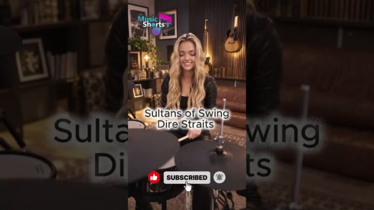 Sultans of Swing – Dire Straits Drum Cover  by @LuValentinemusic  10 Million Views #MusicShortsPlus