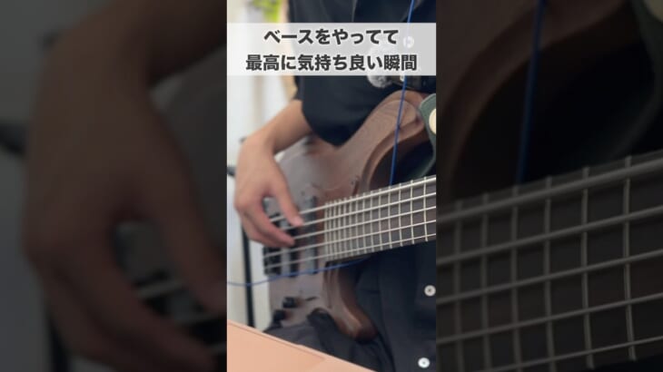ベースをやってて最高に気持ち良い瞬間#ベース #ギター  #弾いてみた